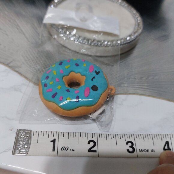 Cute Mini DONUT Keychain Bag Charm Keyring Charm - Picture 4 of 5